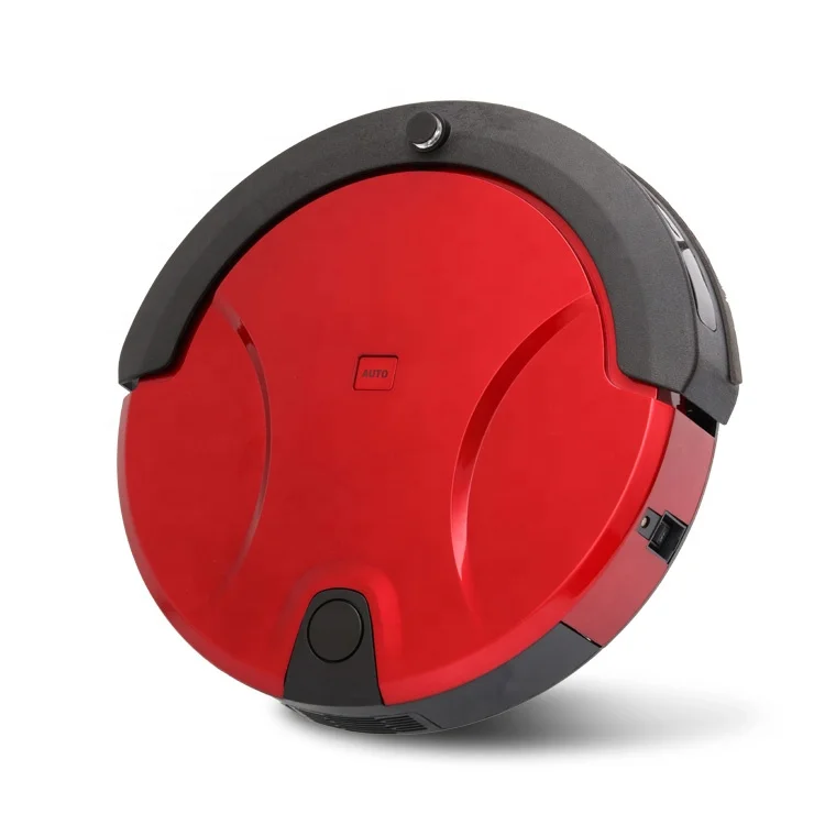 Strong Suction Double Roller Brush Long Time Durable Effective Low Noise Robotic Car Vacuum Cleaner