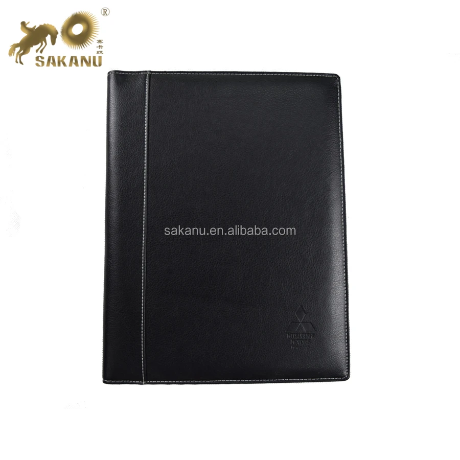 Офисный Органайзер из искусственной кожи, Размер A4, Черная папка для документов, держатель, чехол