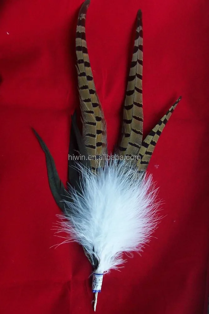 Decorative feathers for hats