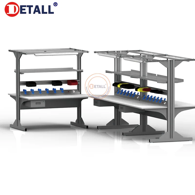 Detall electronics laboratory workbench furniture