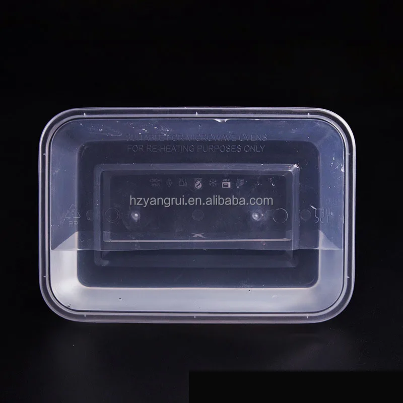 Custom made disposable plastic food packaging container