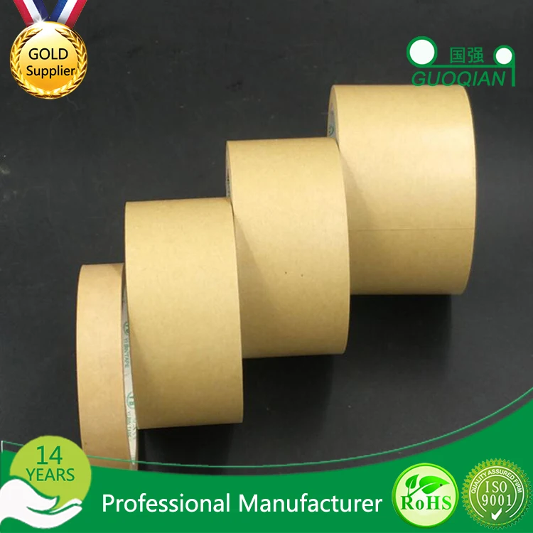 Biodegradable Reinforced Recyclable Kraft Craft Paper Tape With multiple widths