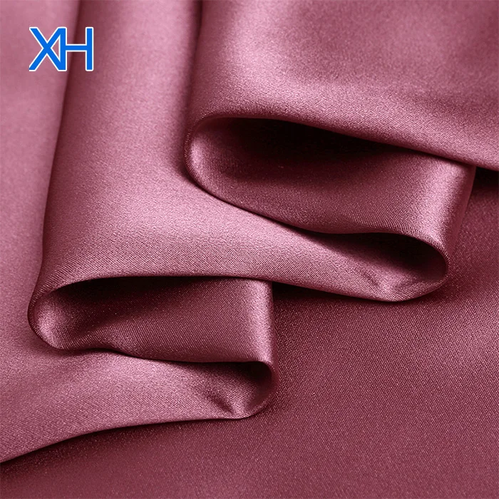New Design Nano 100 Silk Charmeuse Fabric  with High Quality By Xinhe Textiles
