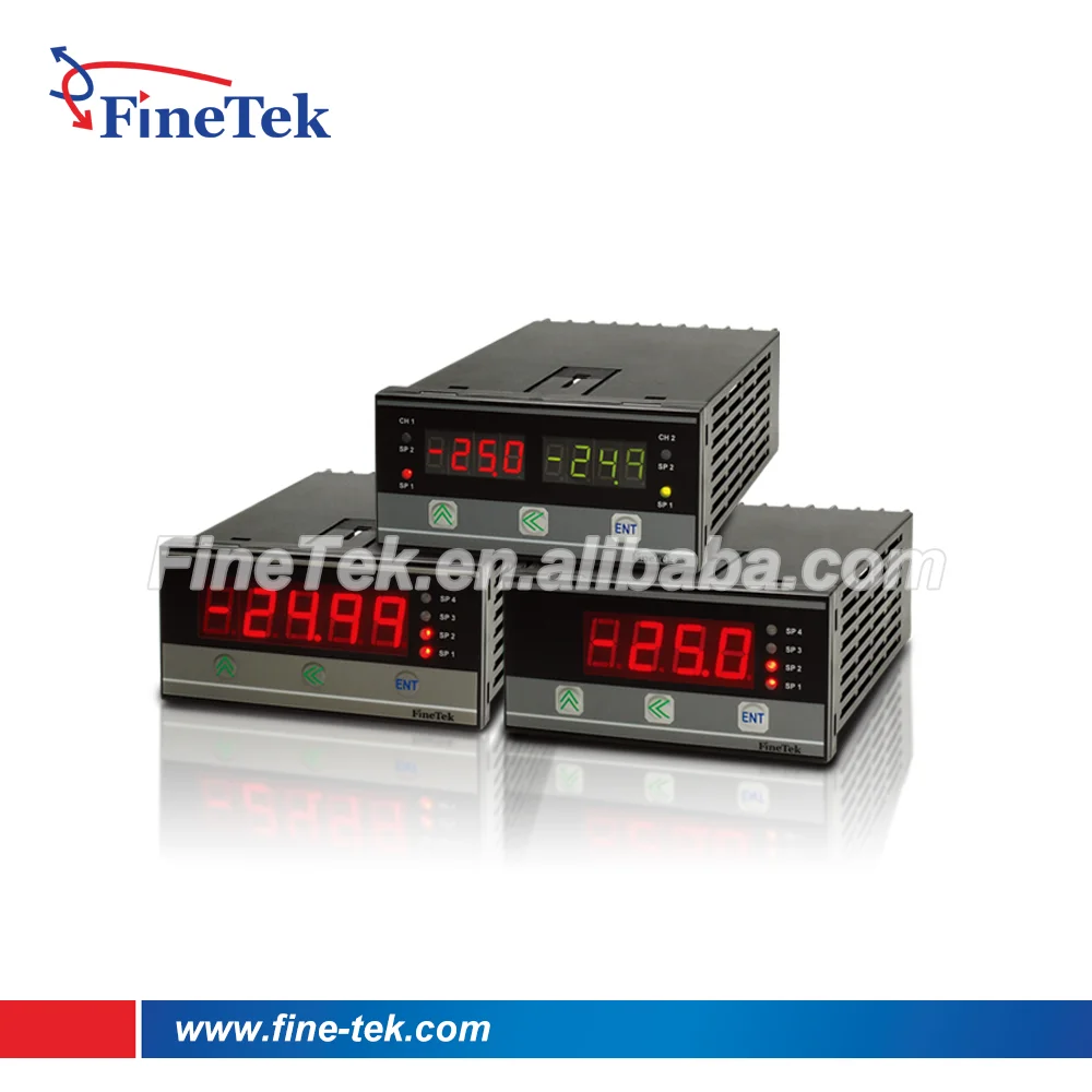 FineTek Digital power meter panel Panel Meter Ac Dc voltage digital panel meter