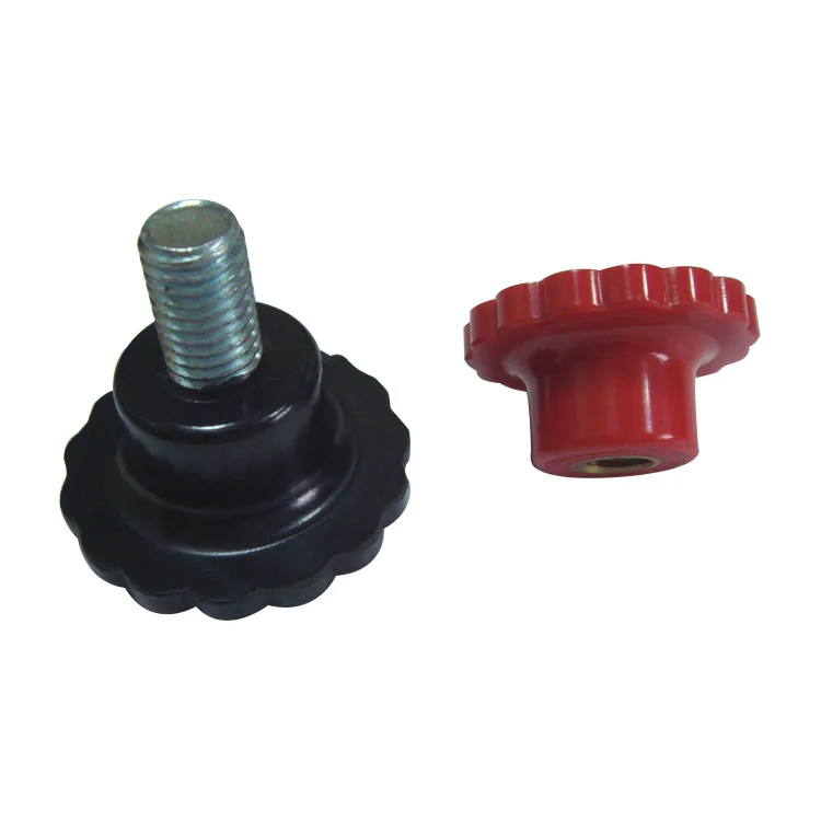 Machine plastic small m6 star knobs