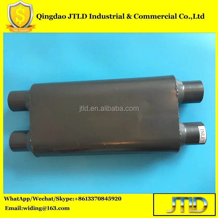 Maximum aluminized Performance Flow Sound Exhaust System for flowmaster style Car Exhaust Muffler