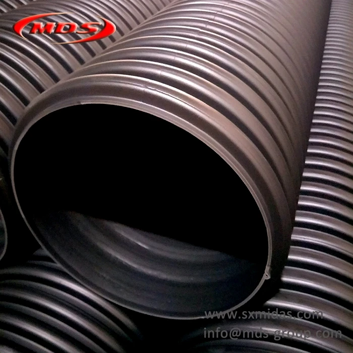 40mm hdpe double wall corrugated pipe price