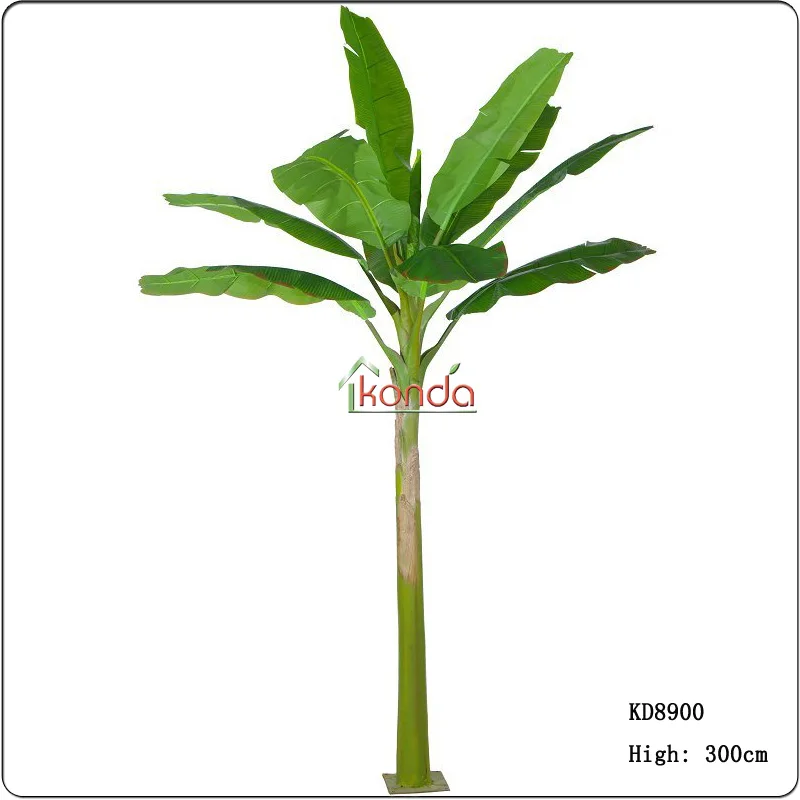 2022 new Home decor Artificial travel banana tree plant bonsai in plastic material and Shrubs Plant Type in pot rubber plant