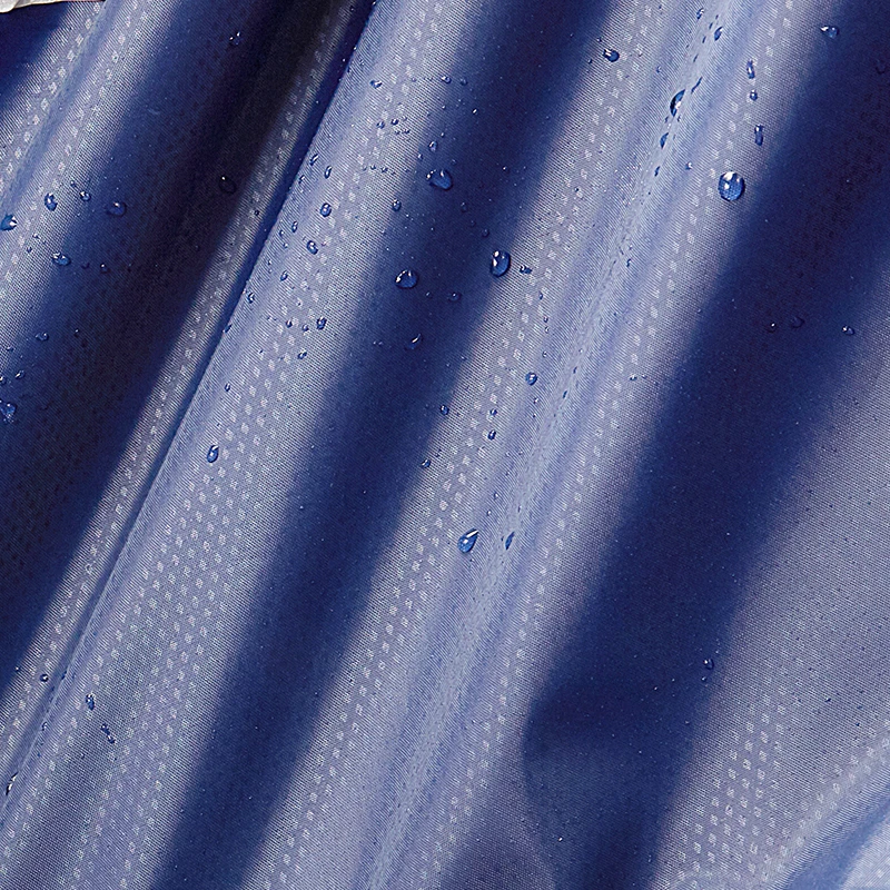 Длинная дождевая куртка из двойной ткани для взрослых, светоотражающая лента и логотип из полиэстера