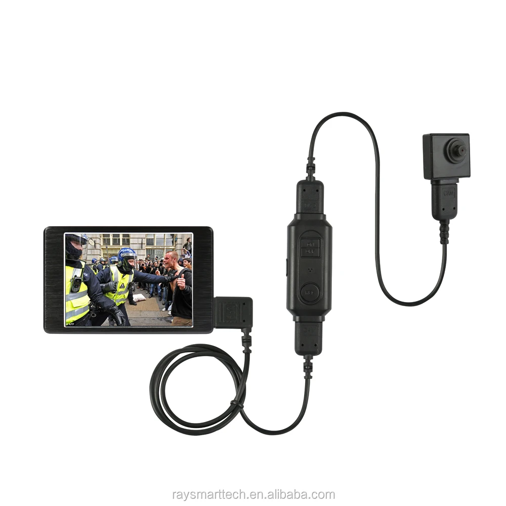 VD8000II+501HD 3 inches Touch Screen Portable Mini DVR Police body worn Digital Video Camera