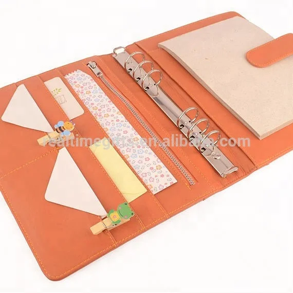 
Fashion Business Conference Office Document Holder PU Leather A5 Folder Organizer 