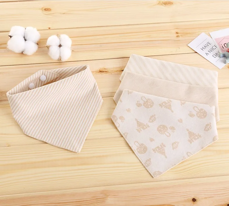 
Wholesale:Organic Colored Cotton Baby Bib,Baby Bandana Bibs 