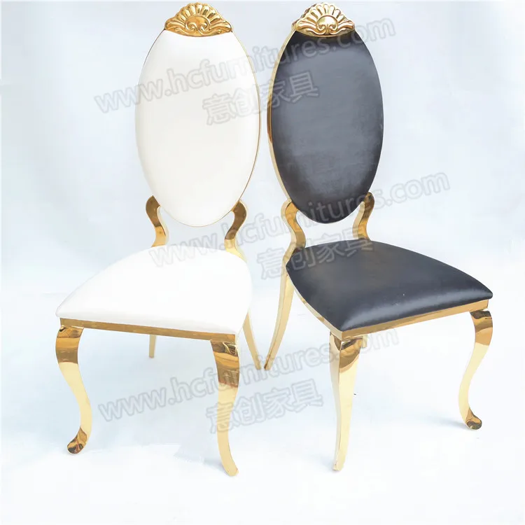 Современный золотой обеденный стул из нержавеющей стали и черного бархата с овальной спинкой для гостинных мероприятий вечеринок гостиных свадеб