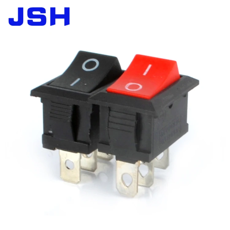 KCD4 DPST ON-OFF 4 Pin Rocker Boat Switch 15A/20A AC 250V/125V
