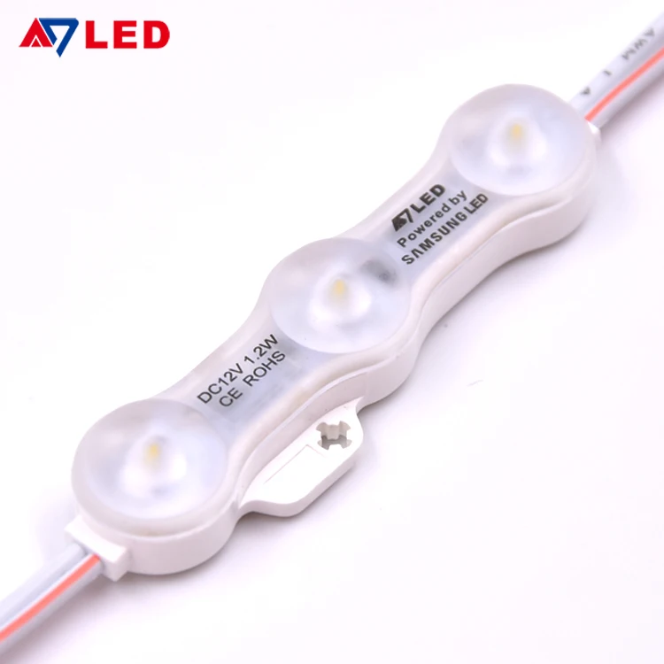 5 years warranty 3 diots module 12v 1.2W 120lm 2835 3 led module for channel letter IP68 led modules korea