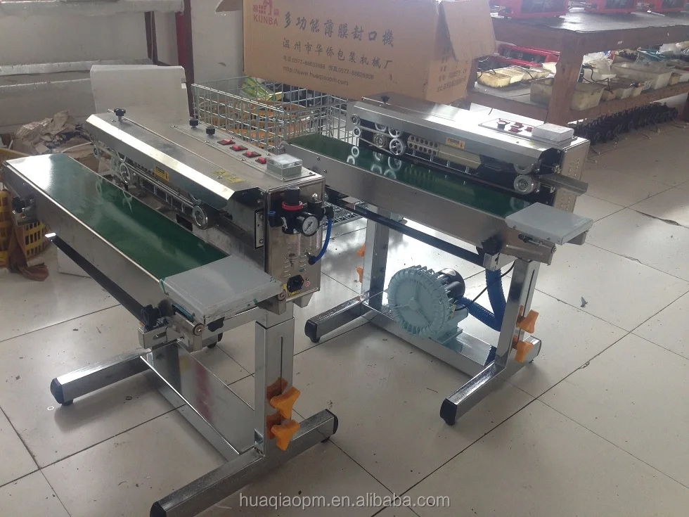 
FRQ-980C continuous band sealer machine with gas filling 