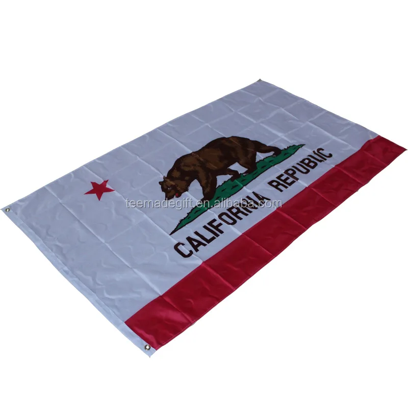
Customized Printing 3X5Ft Polyester Flying California State Flag 