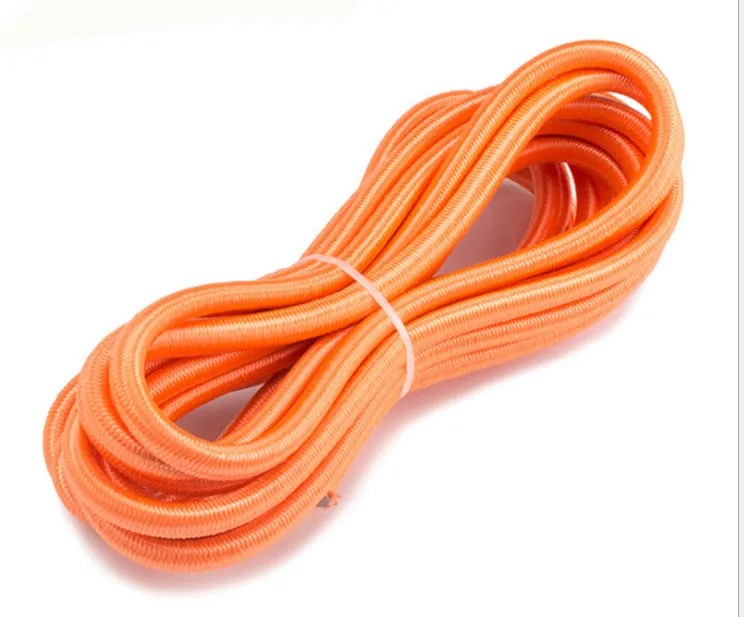 High tensile strength bungee cord /Bungee latex elastic rope/Bungee cord black 8mm