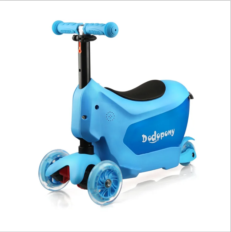 2018 new design 3in1kids scooter  three big wheels children scooter