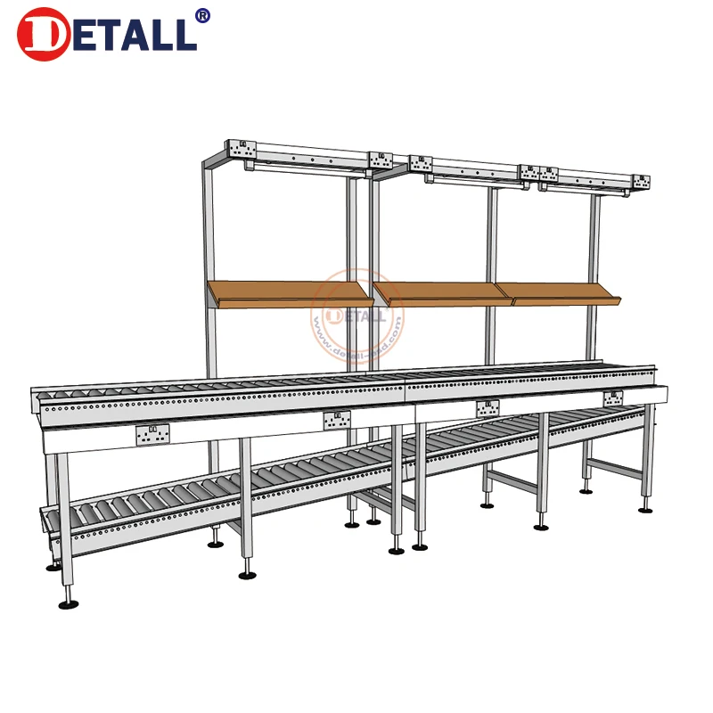 Профессиональный промышленный упаковочный стол Detall, Рабочий стол для мастерской со стандартом CE