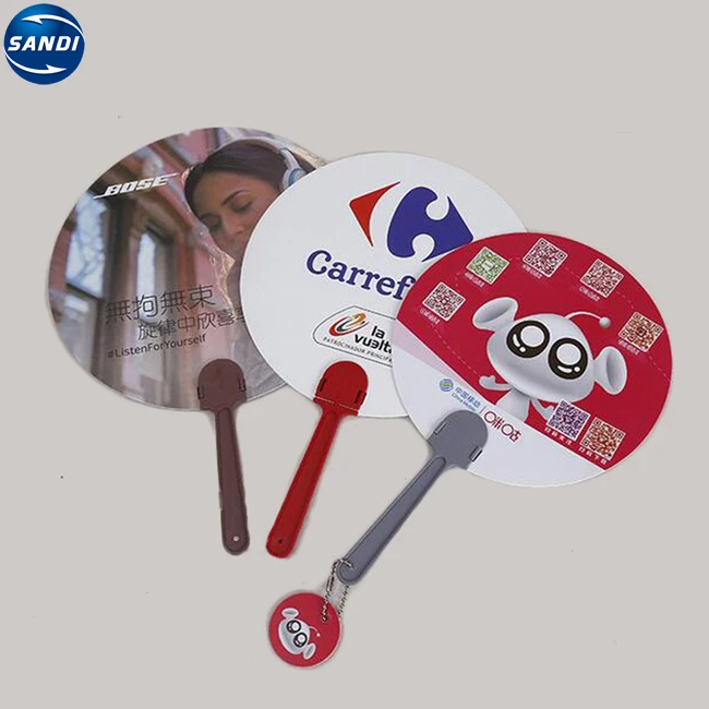 LOGO printed custom promotional hand fan