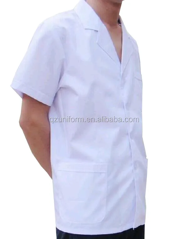 Medical Chef Butcher White 100%Cotton Working Coat Uniform