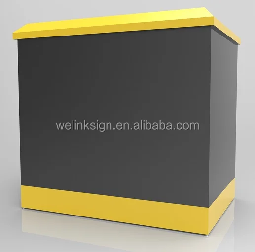Sheet metal outdoor kiosk for retail promotion
