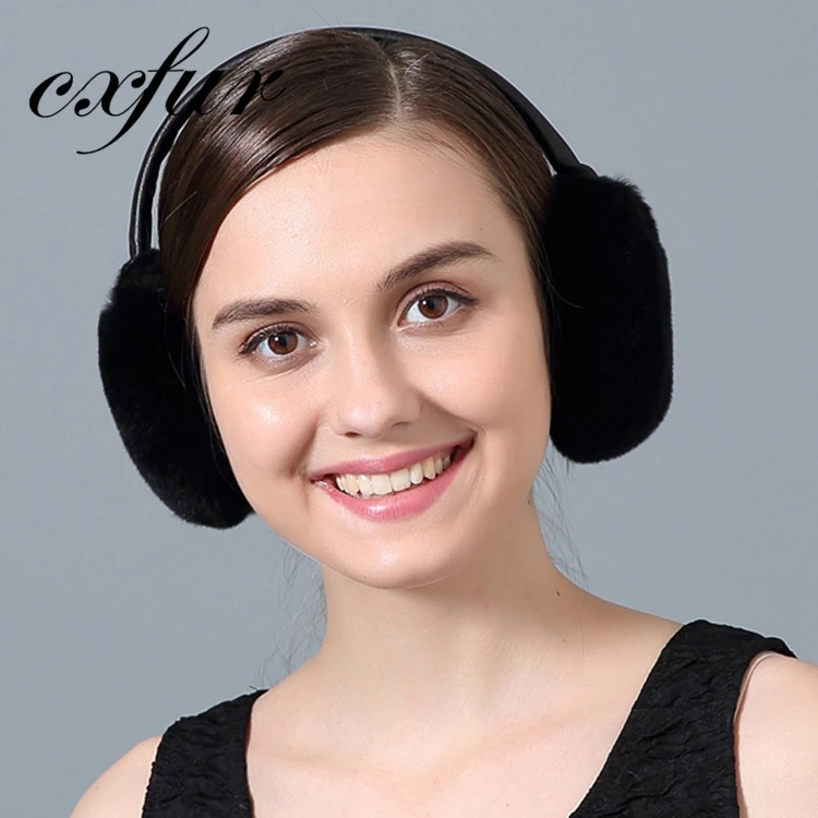 CX-A-56A Рекс Наушники Зима Оптовая моды с натуральным кроличьим мехом детские наушники