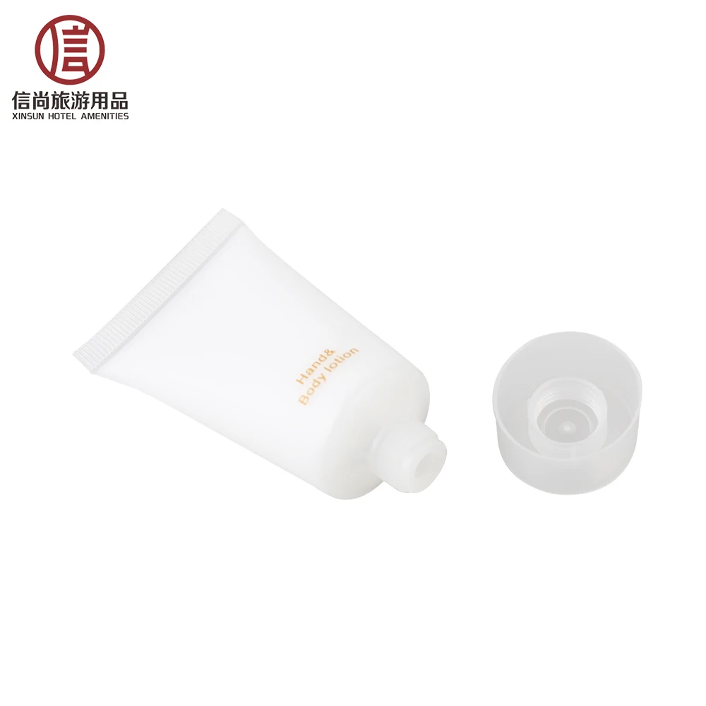 Hotel supplies hotel amenities empty polyethylene shampoo bottle and tube