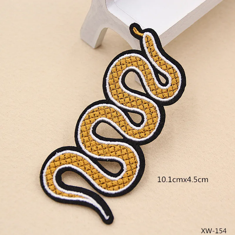 
embroidery patch animals patches tiger bee badges snakes appliques for clothing XW-19123150 