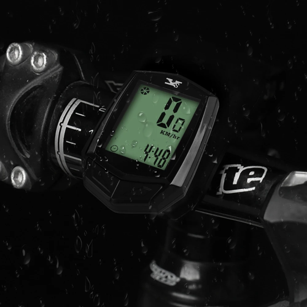 
YS-258A wired multi-function cycling computer odometer speedometer waterproof lcd bicycle/bike computer 