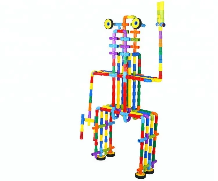 
DIY puzzle building blocks toy water pipe educational pipes toy blocks for Children 