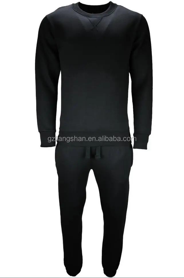 
OEM Mens Tracksuit Fleece Jogging Top Bottoms Trousers Joggers Crew Neck Set tracksuits for men 