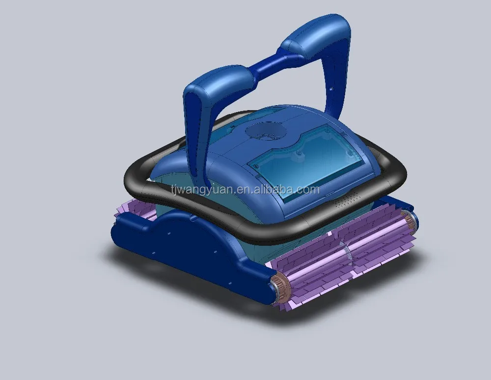 Wall climbing automatic pool cleaner