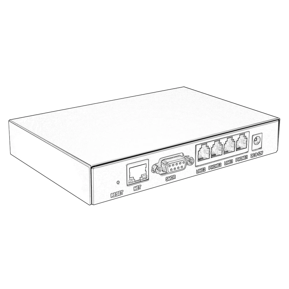 Автономный облачный сетевой телефонный рекордер NAR6102S 2CH/диктофон с SD-картой на 16 ГБ, автоответчиком и голосовым уведомлением