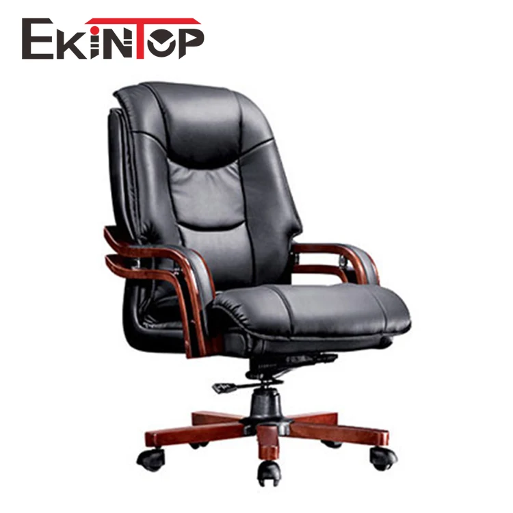Ekintop superior luxury wooden legs heated boss massage executive armrests deck chair for rest