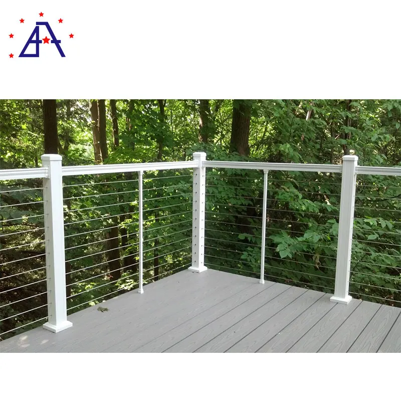 Perfect style OEM chrome handrails for stairs aluminum fence enclosure