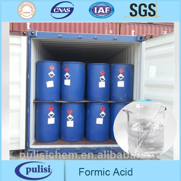 горячие продаж! низкая цена!( 85% мин ранг индустрии) муравьиной кислоты