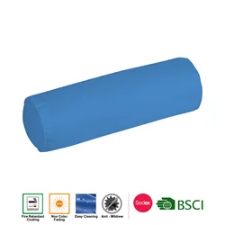 Factory Direct Sale Premium Lumbar Round Roll Bolster Roll Cushion Pillow for Head Neck Back Legs