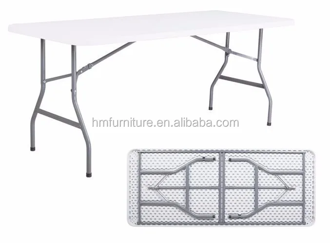 6FT Regular Folding Table Plastic Wholesale restaurant folding high quality