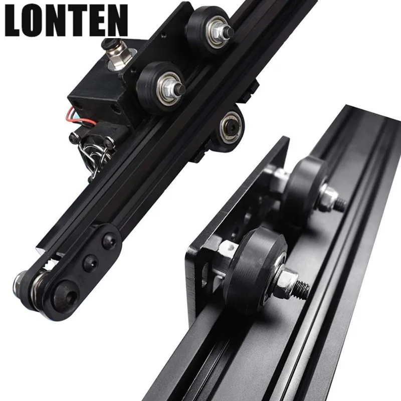 Lonten 10pcs CNC Openbuilds Plastic wheel POM with 625zz MR105zz Idler Pulley Passive Round Wheel Perlin Wheel for V-Slot 3D Pri