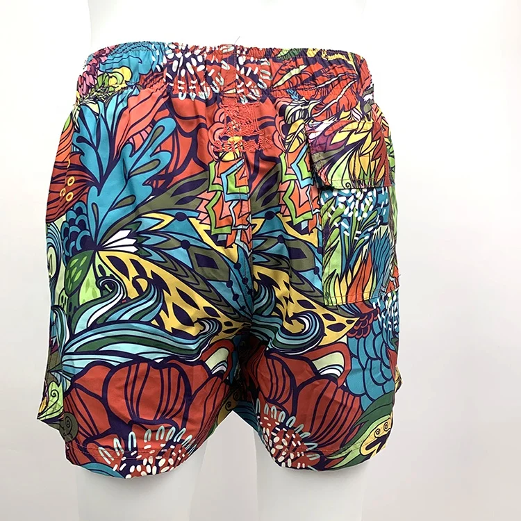 High Quality All Over Dye Sublimation Printing Board Shorts Swim Trunk For Men