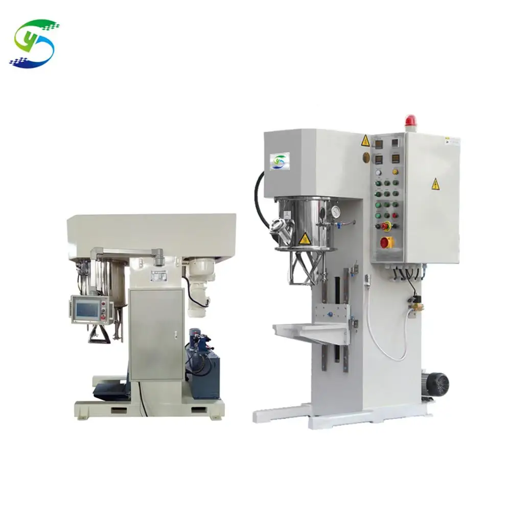 Double planetary adhesive mixer