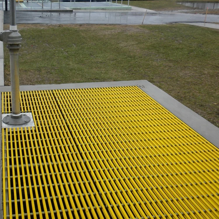 Pultruded Fiberglass Dock Grating, FRP Fiberglass Decking Material