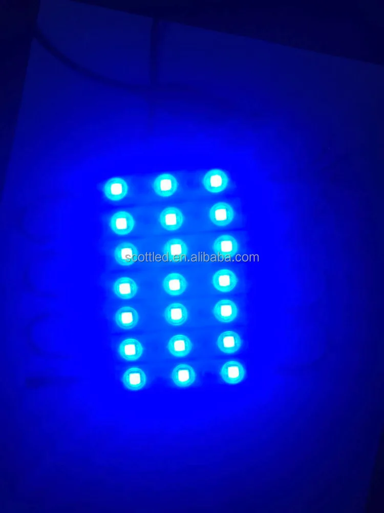 SMD 5050 3pcs Pixel LED Module 0.72W IP68 12V sign letter injected lamps