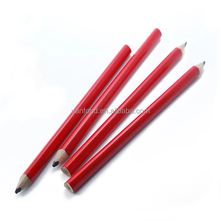 Carpenter Pencil Wholesale Promotional Triangle Shaped Jumbo Wood HB Standard Pencils Black LOOSE