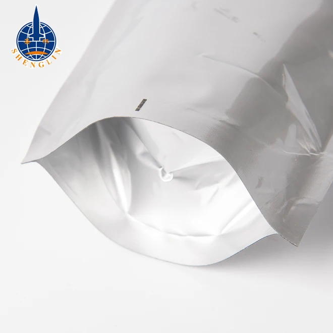 Custom aluminum foil heat seal liquid drink packaging pouch bag with spout