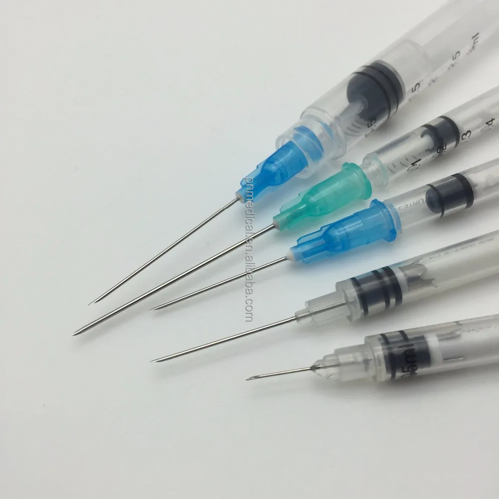 
Front lock self destructive syringe 0.05ml 0.5ml 1ml 2.5ml 3ml 5ml 10ml 