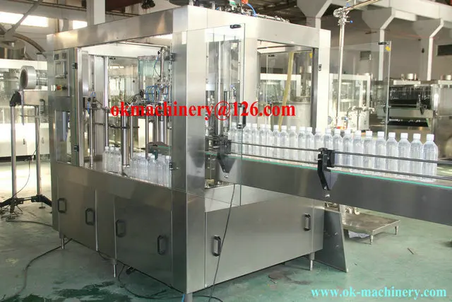 Automatic Bottled Mineral / Pure Liquid Filling machine