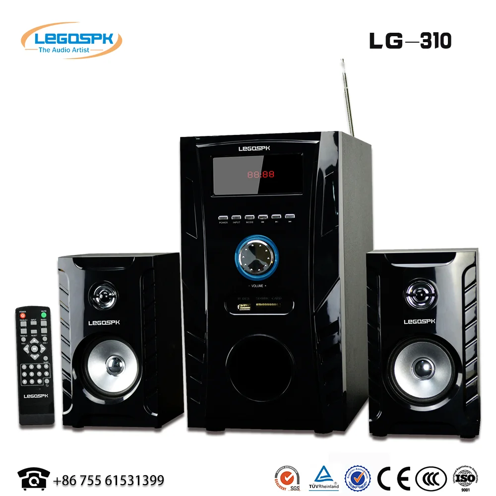 Большая Система домашнего кинотеатра, компьютерные колонки, активный деревянный динамик 2,1 для индийского рынка